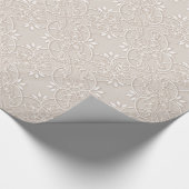 barockes Spitzemuster Geschenkpapier (Ecke)