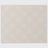 barockes Spitzemuster Geschenkpapier (Flach)