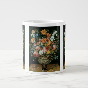 Barockes Stillleben Blumen in einer Vase Jumbo-Tasse