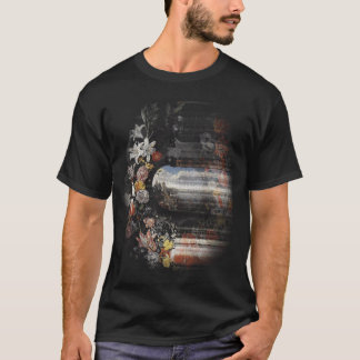 Barockes Stillleben Cyber Glitch T-Shirt