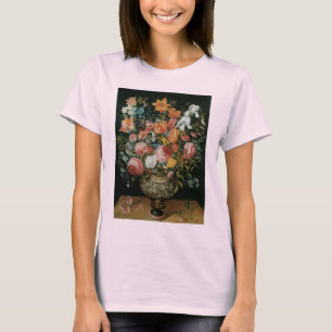 Barockes Stillleben mit Blumen in einer Vase T-Shirt