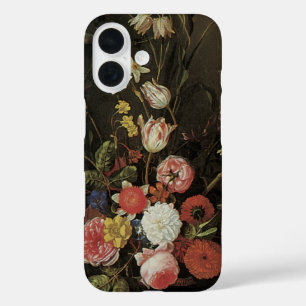Barockes Stillleben mit Blumen in Vase iPhone 16 Hülle