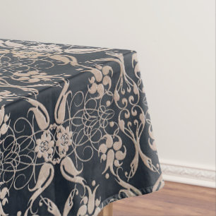 barockes Vintages mit Blumenmuster Tischdecke