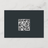 Barockfarbene Blumen Begleitkarte (Rückseite)