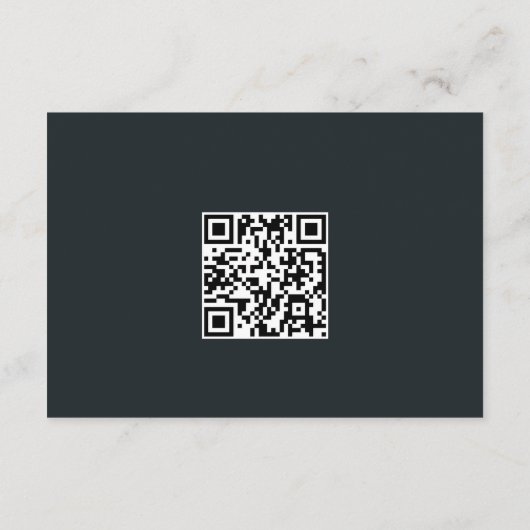 Barockfarbene Blumen Begleitkarte (Rückseite)