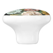 Barockfloral - Bouquet der Blume Keramikknauf (Seitenansicht)