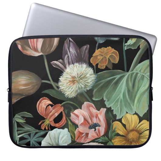 Barockfloral - Bouquet der Blume Laptopschutzhülle (Vorderseite)
