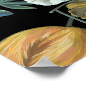 Barockfloral - Bouquet der Blume Poster (Ecke)