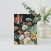 Barockfloral - Bouquet der Blume Postkarte (Stehend Vorderseite)