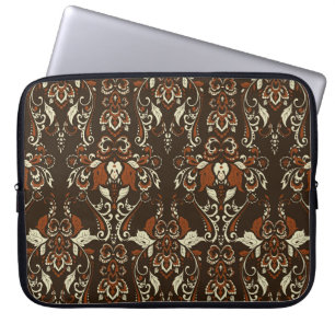 Barockfloral: Klassisches Vintages Tapete Laptopschutzhülle