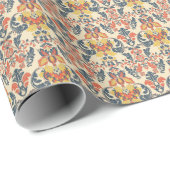 Barockfloral: Vintages klassisches Tapete. Geschenkpapier (Rolleneckpunkt)