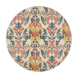 Barockfloral: Vintages klassisches Tapete. Schneidebrett