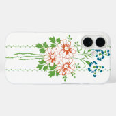 Barockgeschoss Blume... Case-Mate iPhone Hülle (Rückseite (Horizontal))