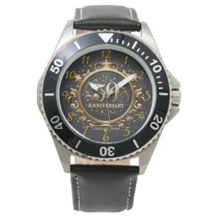 Barockgold: 50-jähriges Celebration Design Armbanduhr