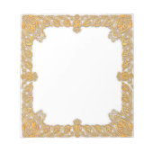 BarockgoldGerahmt Notizblock (Vorderseite)