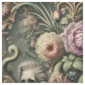 Barockgrenzen - Gothic Statement Tile Stoff (Nahaufnahme)