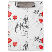 Barockhorn-Zwischenablage Klemmbrett (Vorderseite)