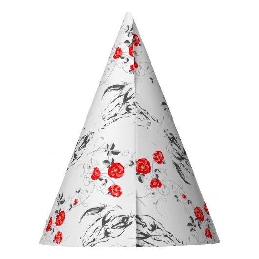 Barockhupf-Party Partyhütchen (Rückseite)