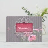 Barockischer Glamour Hochzeitsfeier Set, Sammlung Einladung (Stehend Vorderseite)