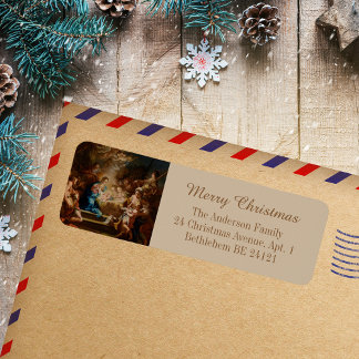 Barockkatholische Christliche Weihnachtskrippe