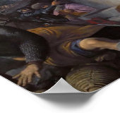 Barockkatholische Kunst Auferstehung Jesu Ostern Poster (Ecke)