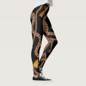 Barockkettenmuster Design Leggings (Rechts)