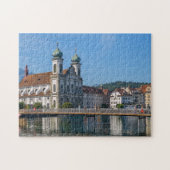 Barockkirche, Luzern Schweiz Reisen Puzzle (Horizontal)