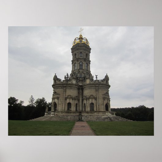 Barockkirche Poster (Vorne)