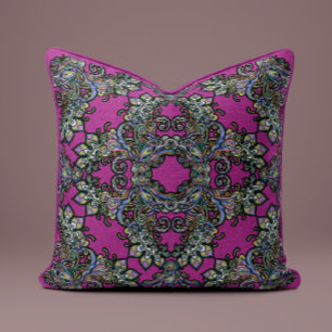 Barockkissen in Fuchsia Kissen