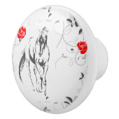 Barockknochen Keramikknauf (Rechts)