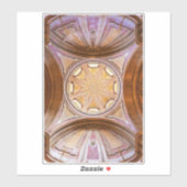 Barockkuppel der Kirche Santo Antonio de Lisboa Aufkleber (Blatt)