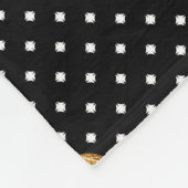 Barockmuster goldgelb fleecedecke (Ecke)