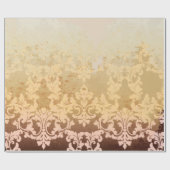 Barockmuster Vintag Geschenkpapier (Flach)
