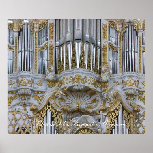 Barockorgel-Poster Poster (Vorne)