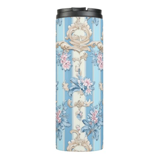 Barockpastellfarben Thermosbecher (Rückseite)