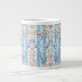 Barockpastellmuster Jumbo-Tasse (Vorderseite)