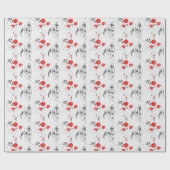 Barockpferde Geschenkpapier (Flach)