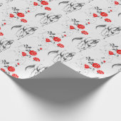 Barockpferde Geschenkpapier (Ecke)