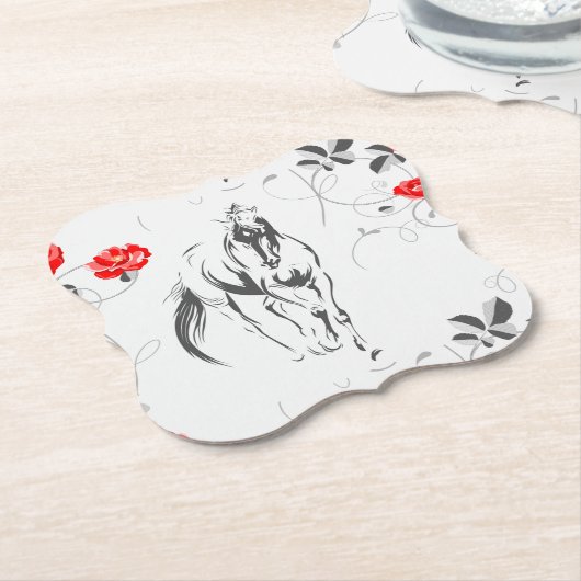 Barockpferde-Untersetzer Untersetzer (angewinkelt)