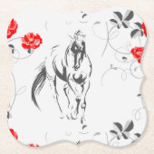 Barockpferde-Untersetzer Untersetzer (Vorderseite)