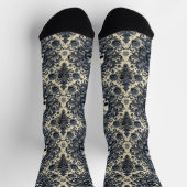 Barockpunk - Gotisches Viktorianisches Tapezierhau Socken (Oben)