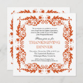 Barockrahmen - Einladung (Vorne/Hinten)