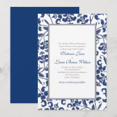 Barockrahmen-Einladung Einladung (Vorne/Hinten)