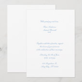 Barockrahmen - Einladung zur Hochzeit (Vorne/Hinten)