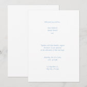 Barockrahmen - Einladung zur Hochzeit (Vorne/Hinten)