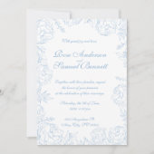 Barockrahmen - Einladung zur Hochzeit (Vorderseite)