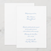 Barockrahmen - Einladung zur Hochzeit (Vorne/Hinten)