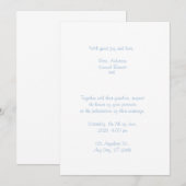 Barockrahmen - Einladung zur Hochzeit (Vorne/Hinten)