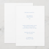 Barockrahmen - Einladung zur Hochzeit (Vorne/Hinten)