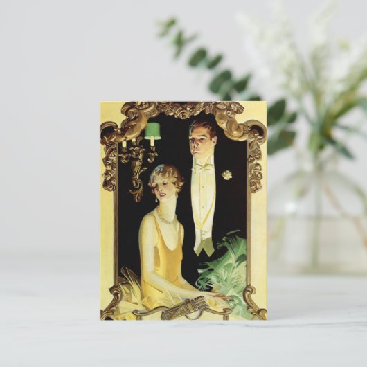 Barockrahmen Postkarte (Stehend Vorderseite)